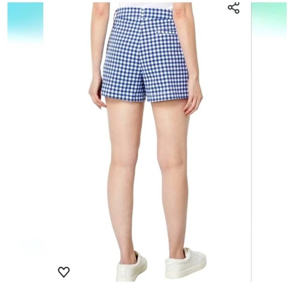 Southern Tide Inlet Gingham Performance Short Womens 2 Nautical Navy - Picture 13 of 13